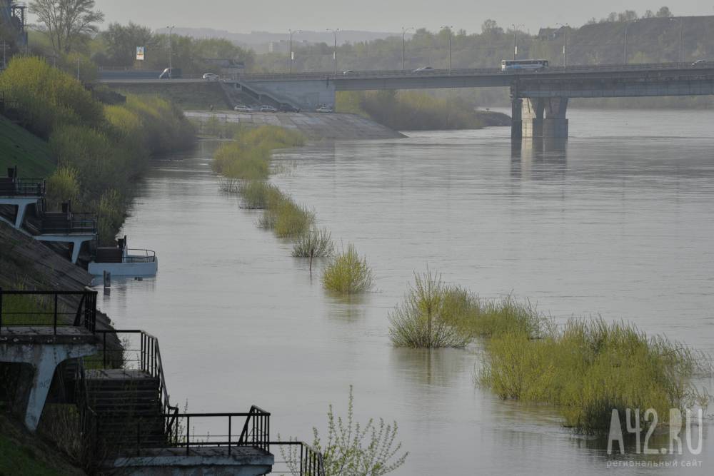 В Кузбассе уровень воды в реках снижается