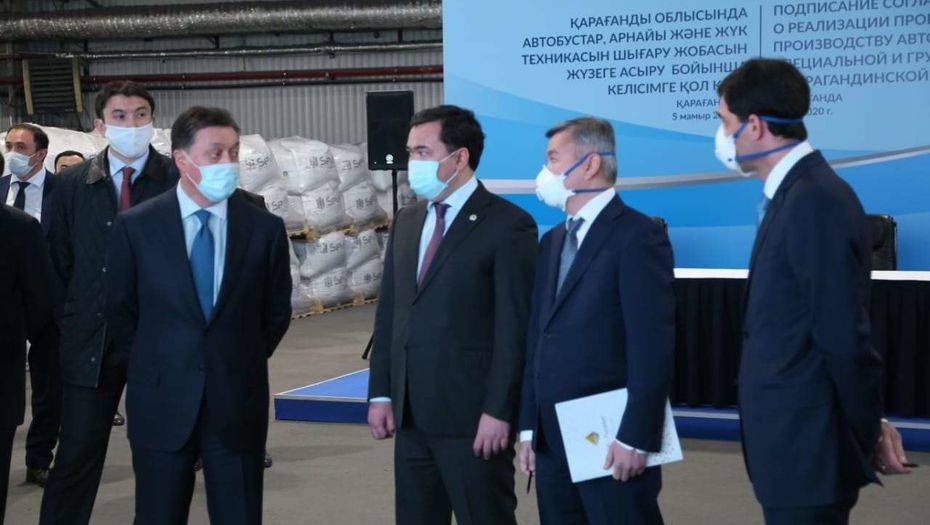 Завод по производству автобусов и спецтехники откроют в Карагандинской области