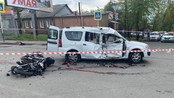 Мотоциклист погиб в ДТП во Владикавказе