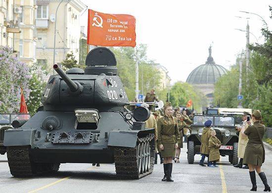 В Волгограде в День Победы по улицам проедет легендарный танк Т-34