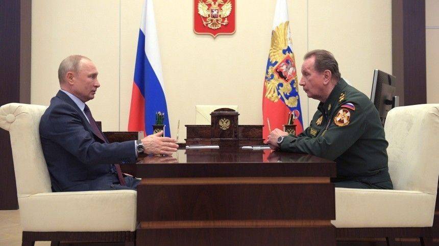 Путин поручил главе Росгвардии подать заявку на закупку спецтехники