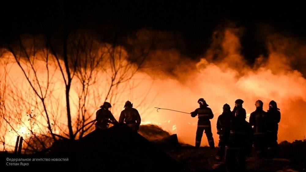 Крупный пожар на молочно-товарной ферме произошел в Краснодаре