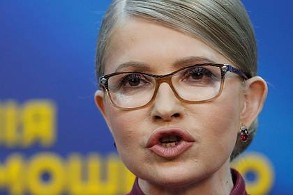 Тимошенко отказалась раскрывать подробности получения миллионов долларов из США
