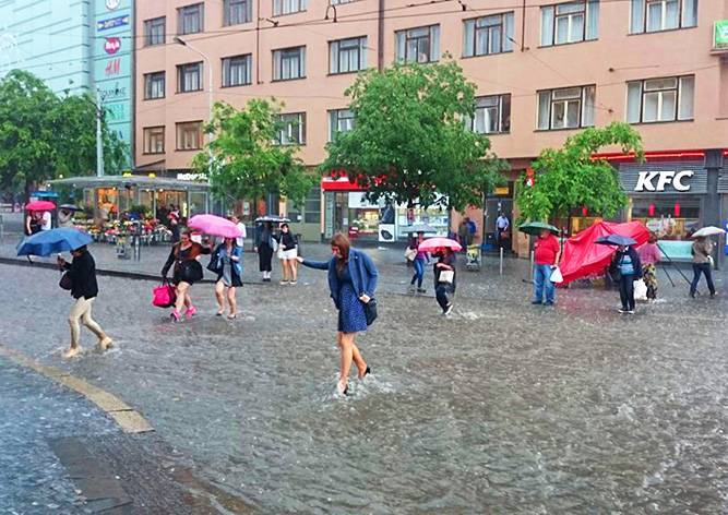 Пражские метеорологи предупредили о возможном наводнении