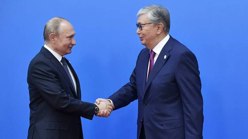 Путин и Токаев обсудили борьбу России и Казахстана с пандемией