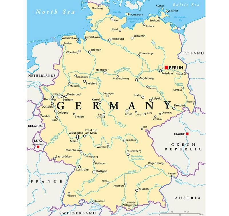 5 крупных рек Германии