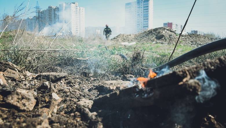 В Тюмени в пожаре на Товарном шоссе погиб мужчина