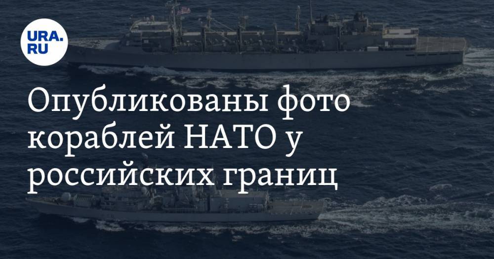 Опубликованы фото кораблей НАТО у российских границ