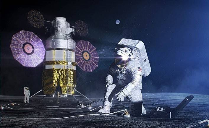 Stratfor: США собираются добывать полезные ископаемые на Луне на своих условиях