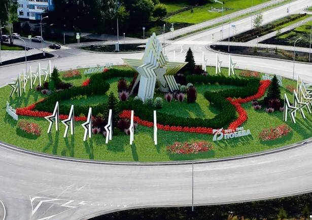 Власти Кемерова показали, как будет выглядеть масштабная композиция из звёзд к 75-летию Победы