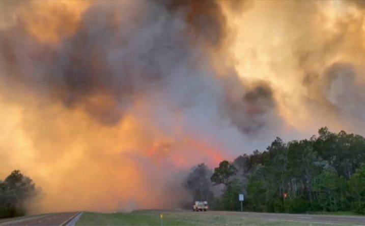 Пожары во Флориде вынудили более 500 человек покинуть свои дома