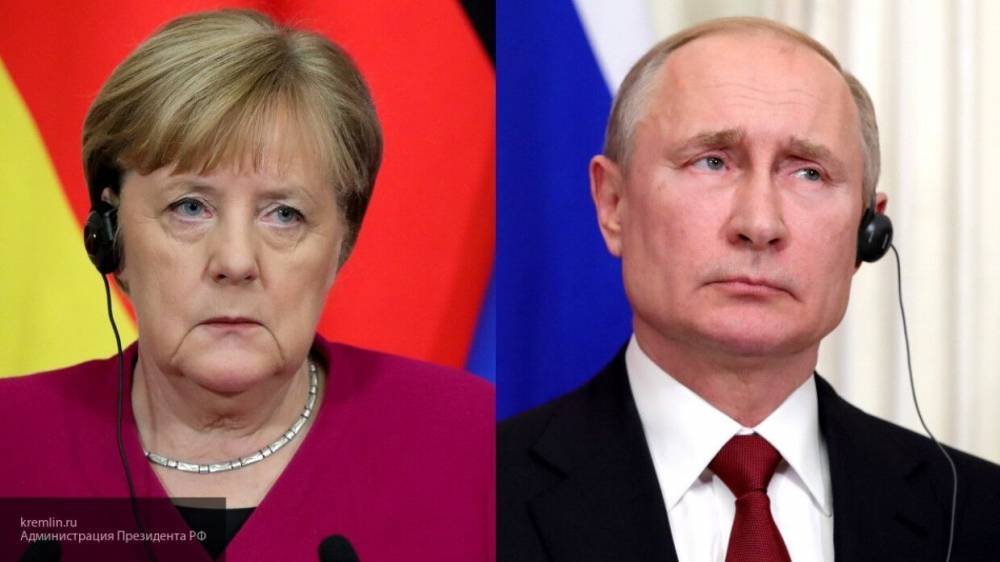 Путин провел телефонную беседу с канцлером ФРГ Меркель