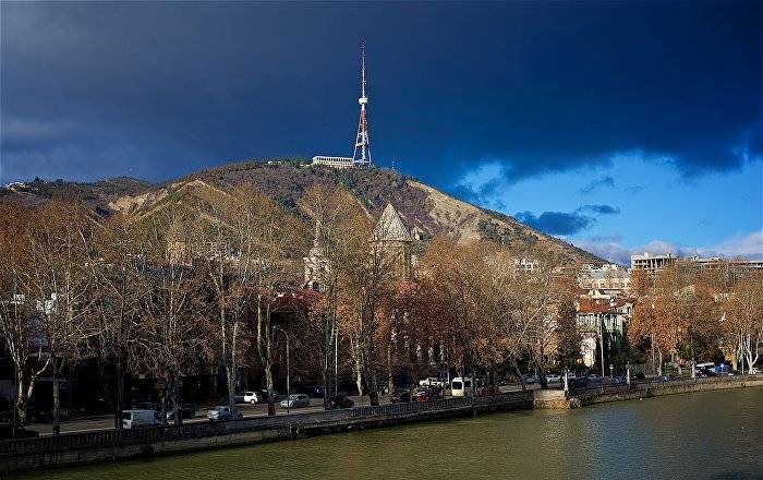 Склоны Мтацминда в Тбилиси покроются новым лесом