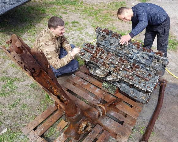 У берегов Калининградской области обнаружены обломки советского истребителя