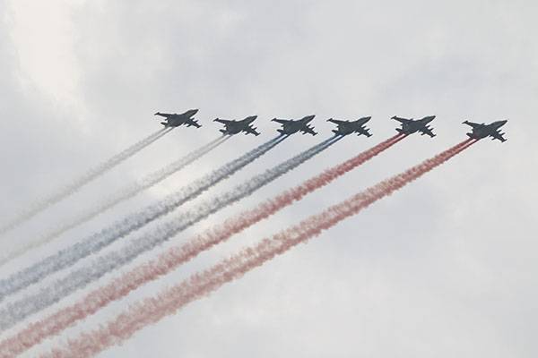 Авиапарад в честь Дня Победы завершился в Москве
