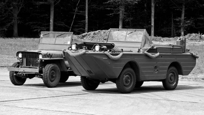 Военные амфибии: плавающие автомобили союзников и их советские наследники