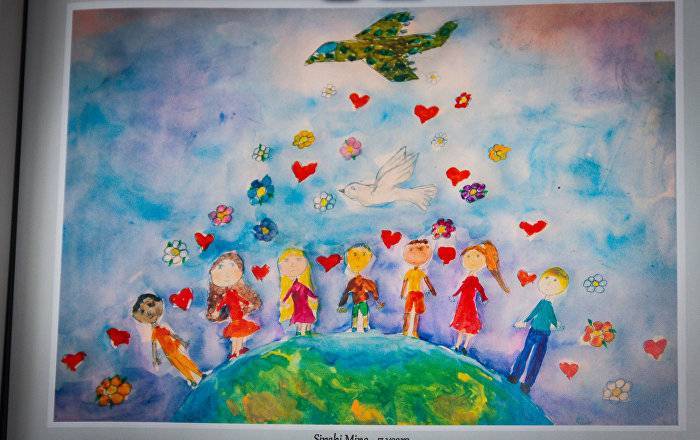 Дети грузинских эмигрантов в Испании приняли участие художественном конкурсе