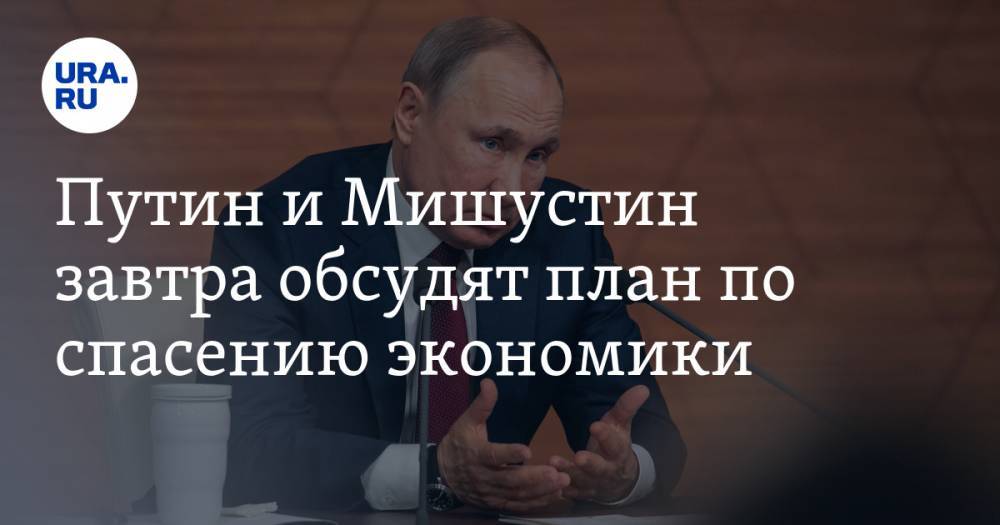Путин и Мишустин завтра обсудят план по спасению экономики