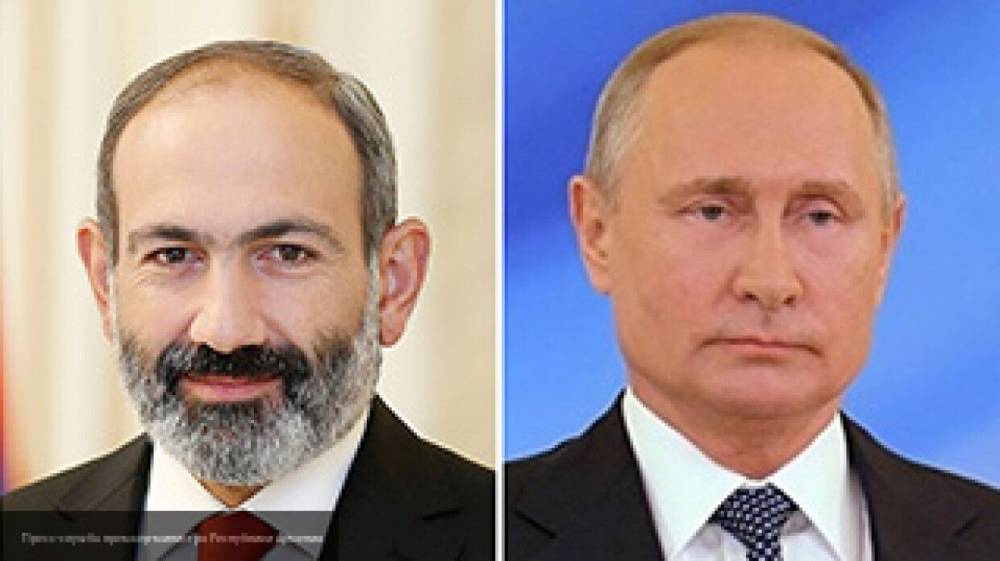 Путин созвонился с премьер-министром Армении и пожелал скорейшего выздоровления