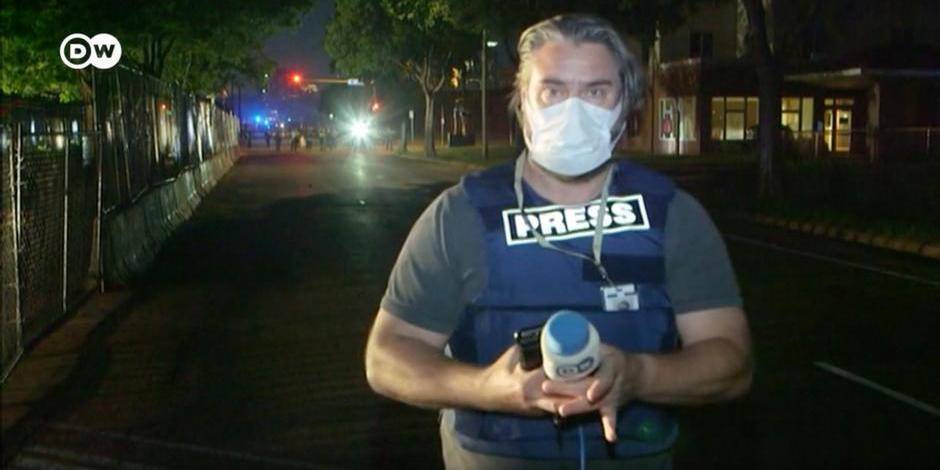 В Миннеаполисе полиция обстреляла съемочную группу журналистов Deutsche Welle