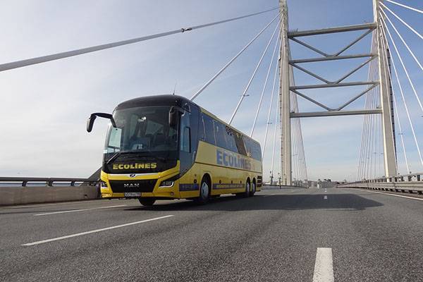 С 25 июня автобусы Ecolines возобновят рейсы между Москвой и Петербургом