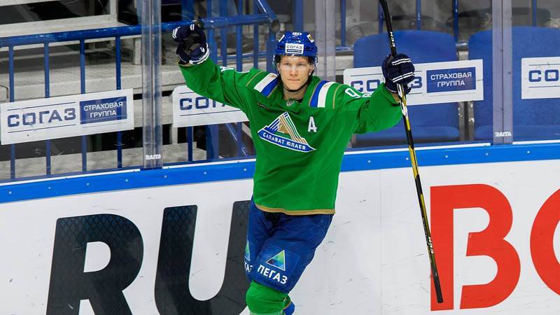 Сошников стал самым эффективным хоккеистом «Салавата Юлаева»
