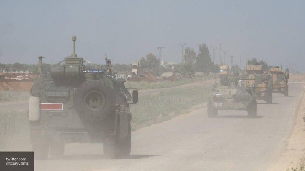 Российская военная полиция в рамках патрулирования прошла по трем маршрутам в Сирии
