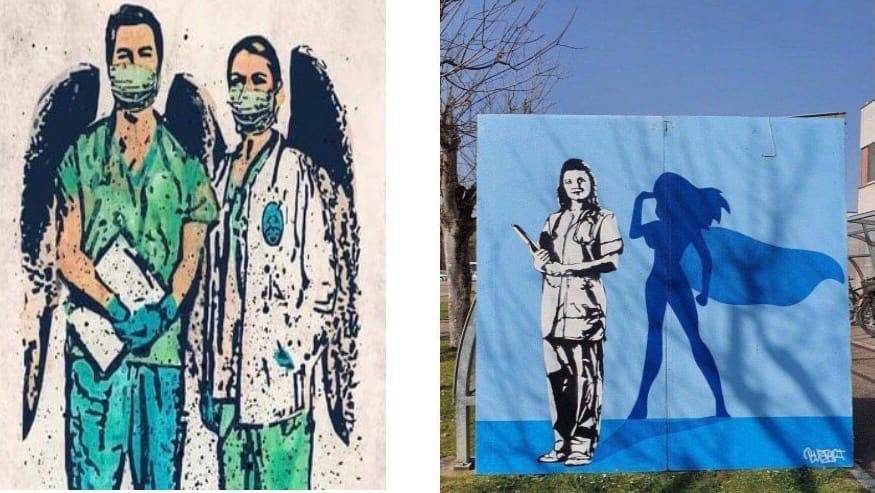 В центре Новокузнецка появятся граффити с изображением медиков