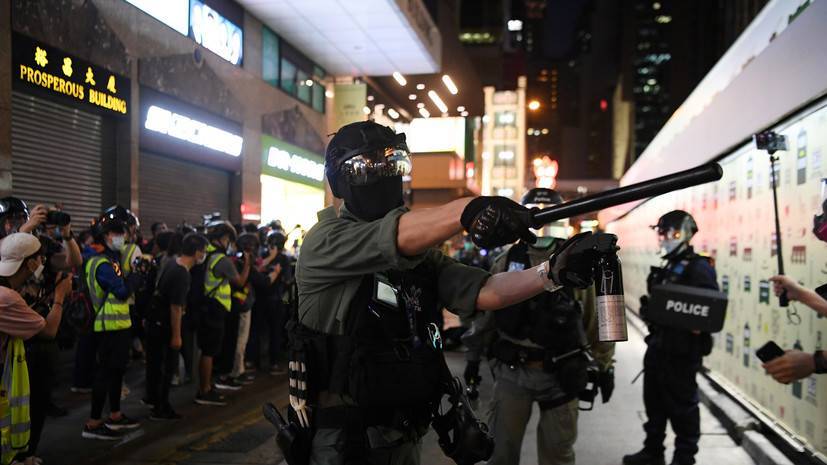 Гонконгская полиция задержала около 50 протестующих