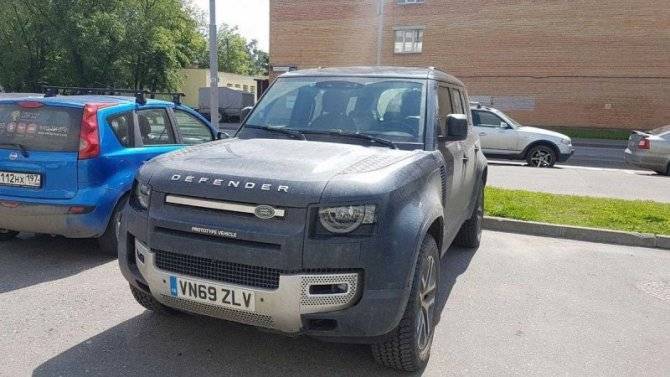 В Москве замечен новый Land Rover Defender
