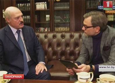 Александр Лукашенко дал эксклюзивное интервью Вадиму Такменеву