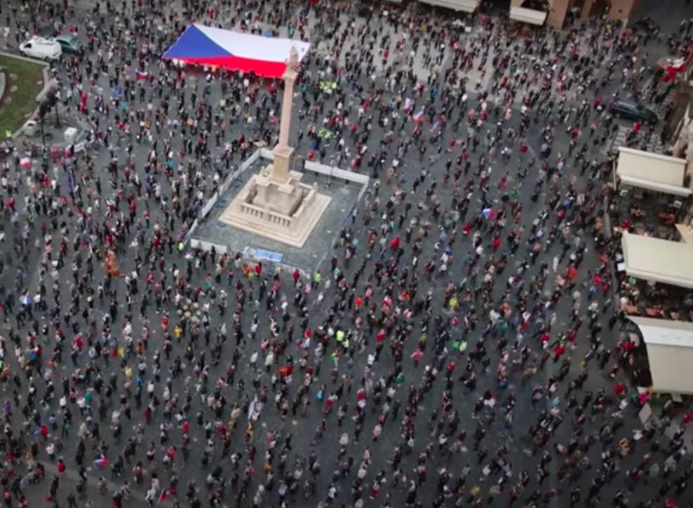 Чехи протестуют против действующего правительства страны - Cursorinfo: главные новости Израиля