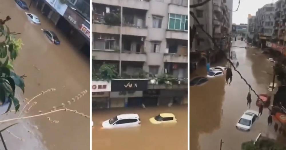 Более 720 тысяч человек попали в зону наводнения в Китае