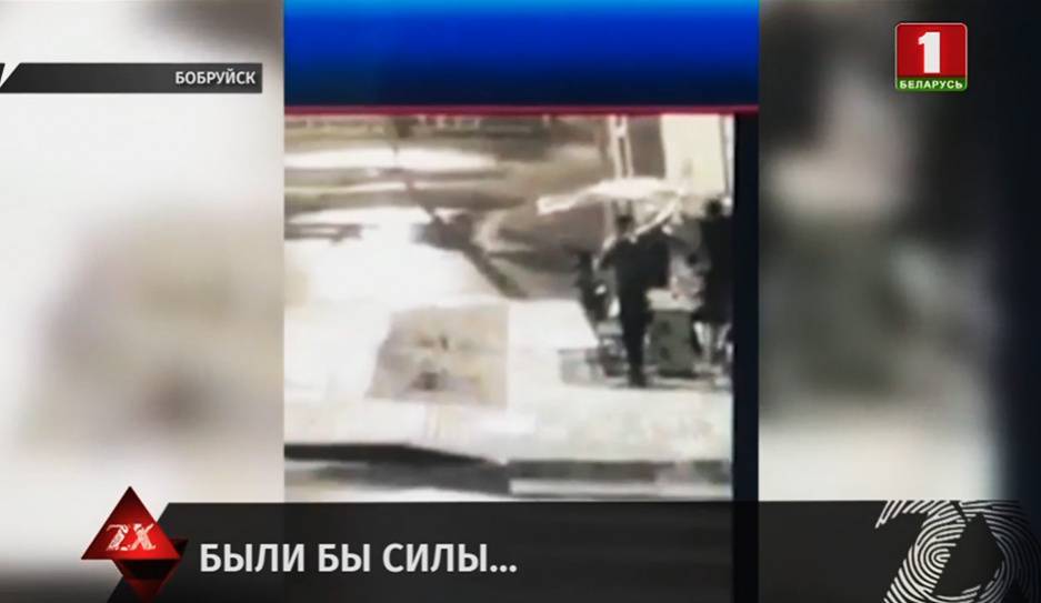 В Бобруйске правоохранители задержали пятерых парней, которые пытались разгромить беседку