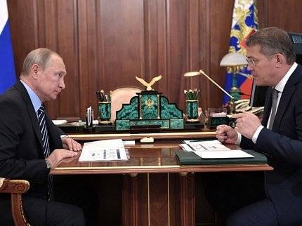 Радий Хабиров пообещал лично передать Путину благодарность от жителей Башкирии