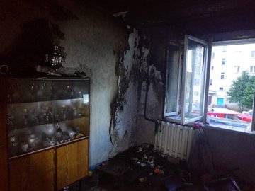 В Башкирии горела квартира 88-летней бабушки