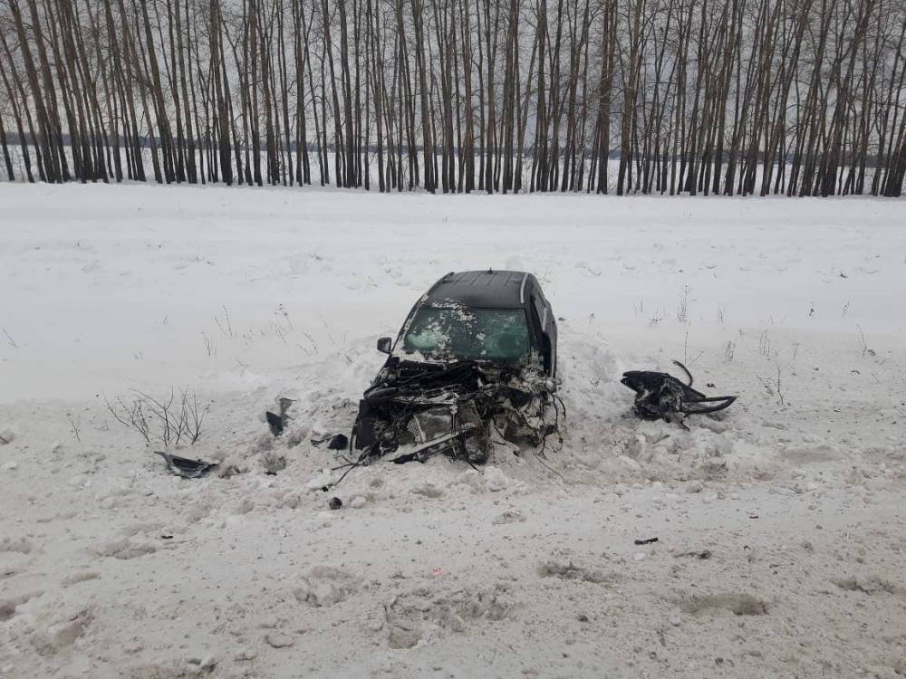 В страшной аварии в Башкирии погиб мужчина