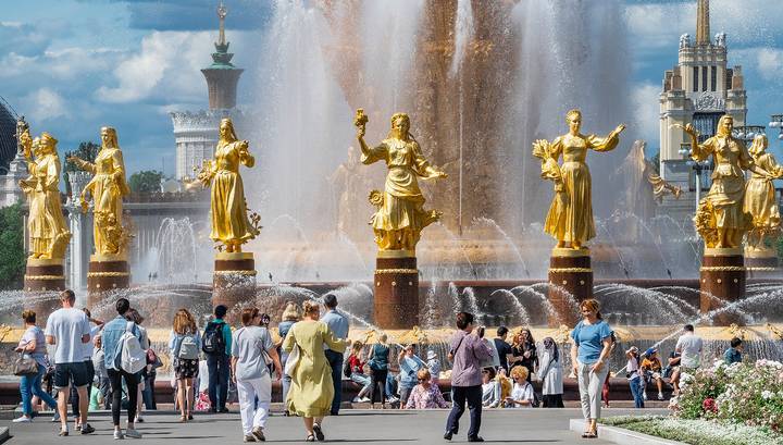В Москве заработали 600 фонтанов
