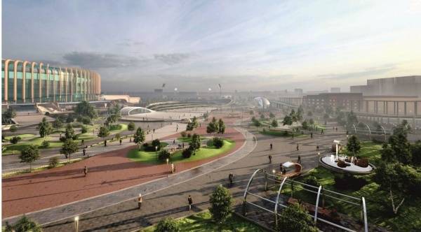 «СКА Арена» представила концепцию парка на месте снесенного СКК «Петербургский»