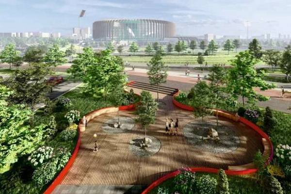 Стал изестен облик нового парка у «СКА Арены»