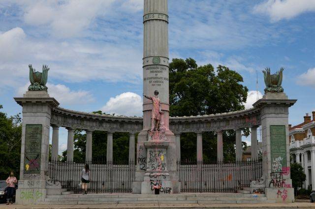 В американском Эшвилле снесут памятники конфедератам