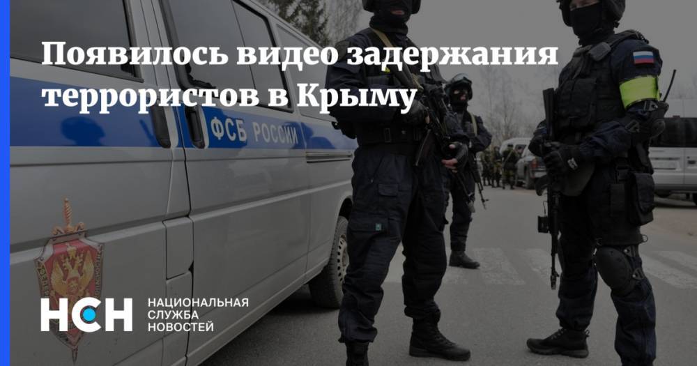 Появилось видео задержания террористов в Крыму