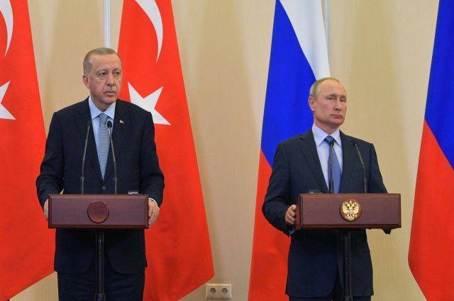 Путин и Эрдоган обсудили по телефону ситуацию в Ливии и Сирии