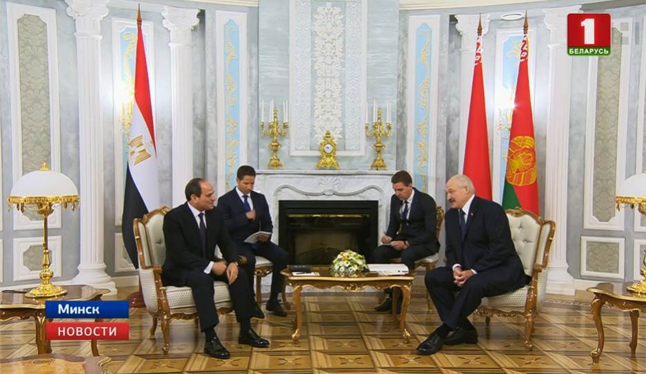 Встреча президентов Беларуси и Египта. По итогам переговоров ожидается дорожная карта на 2 года