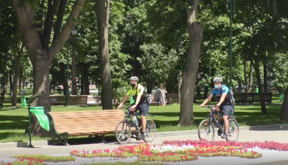 В Харькове начал работу полицейский велопатруль (видео)