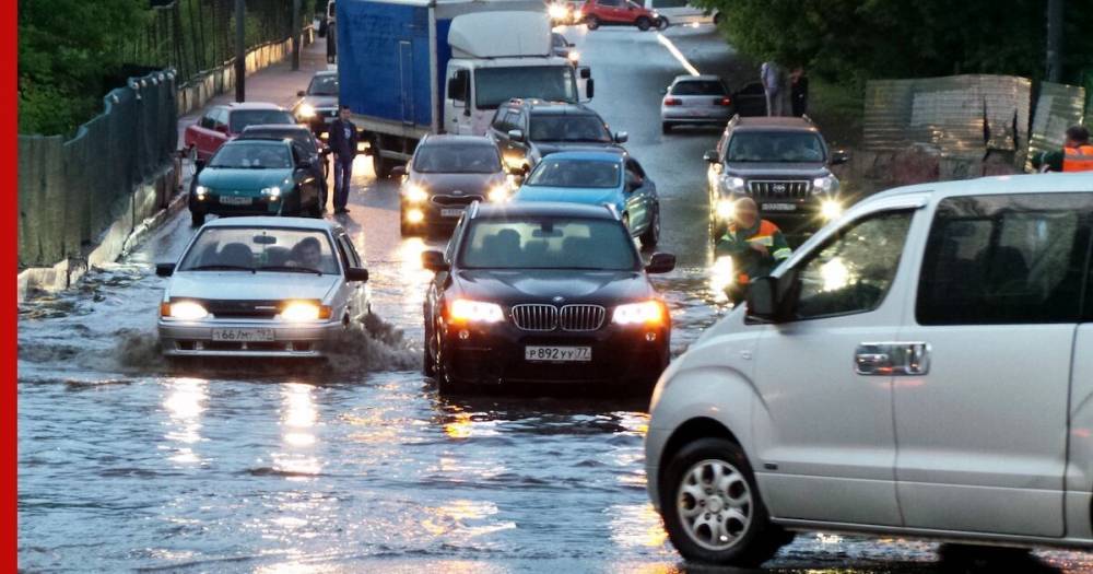 В Москве ожидается сильный дождь и крупный град