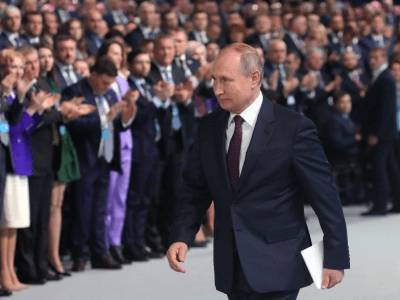 Жители России считают Владимира Путина вдохновляющей личностью