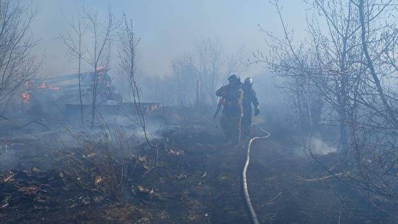 В Курганской области объявлено о чрезвычайной пожарной опасности