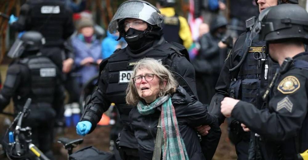 «Идеологическое поражение Запада» — в Германии сравнили реакцию на протесты полиции России и США