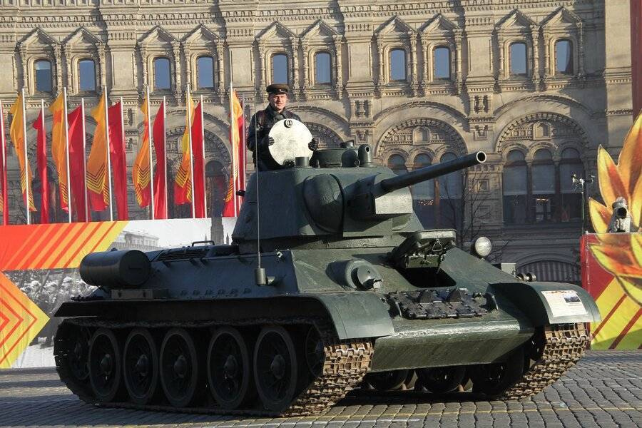 В параде Победы примут участие около 30 танков Т-34